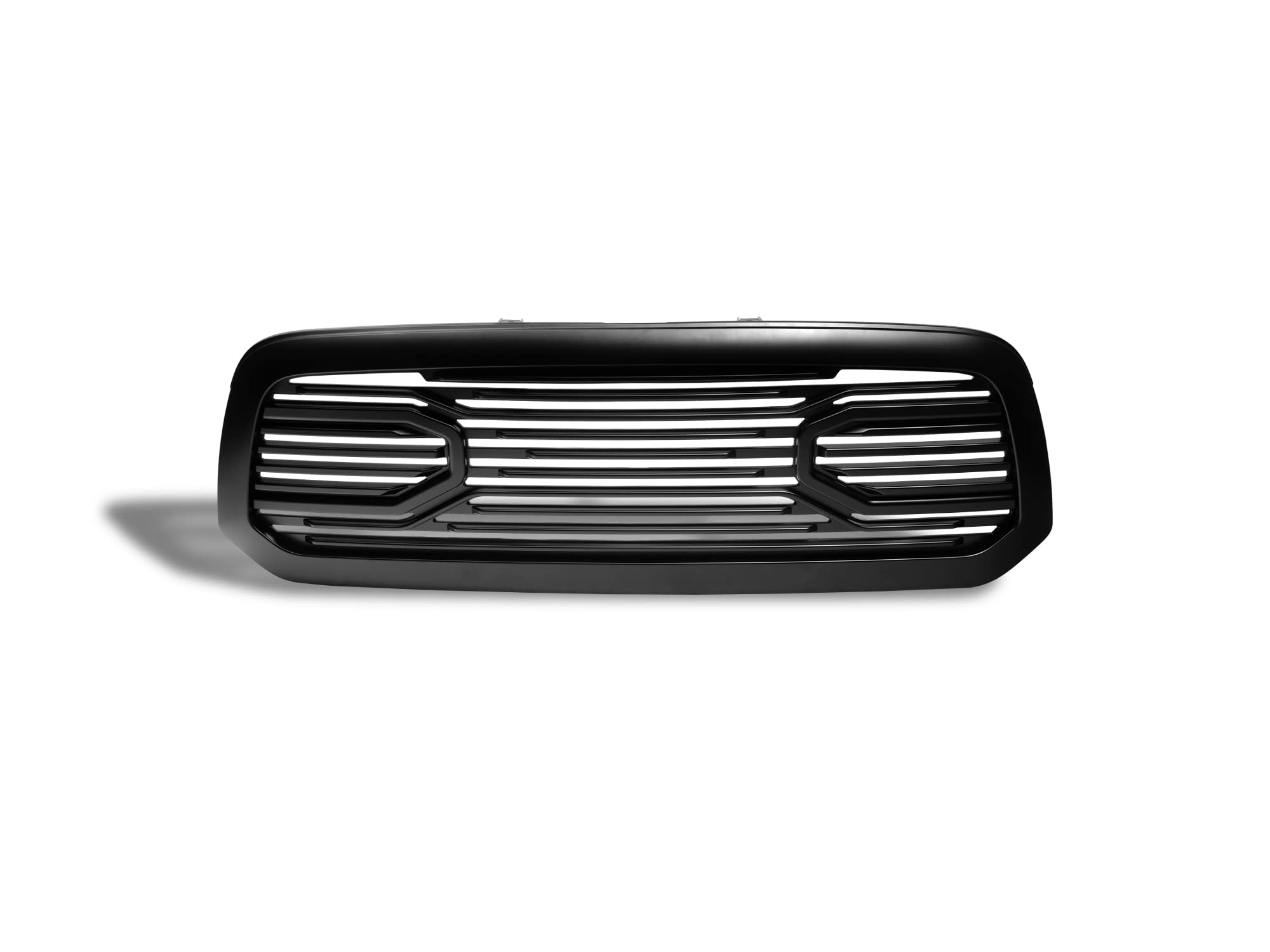 Big Horn Armordillo USA 7178403 Horizontal Front Hood Grille - Matte Black Fits 2013-2018 Dodge Ram 1500