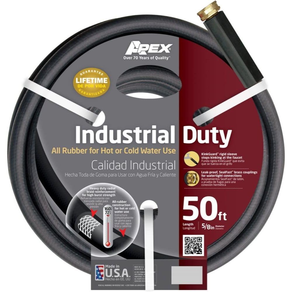 Hose Apex 8650-50 Rubber 5/8X50'