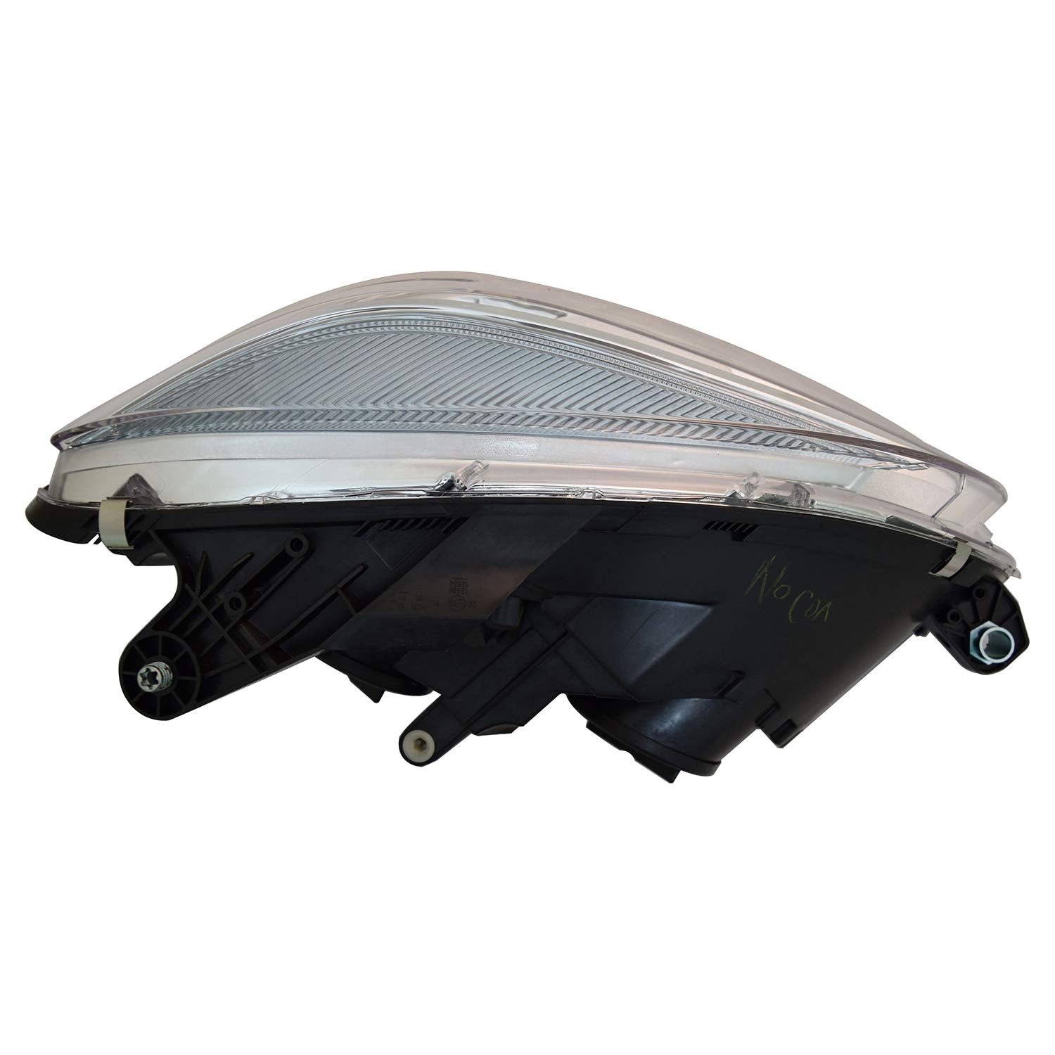 Left TYC Headlight Assembly Compatible with 2008-2011 Mercedes Benz C-Class