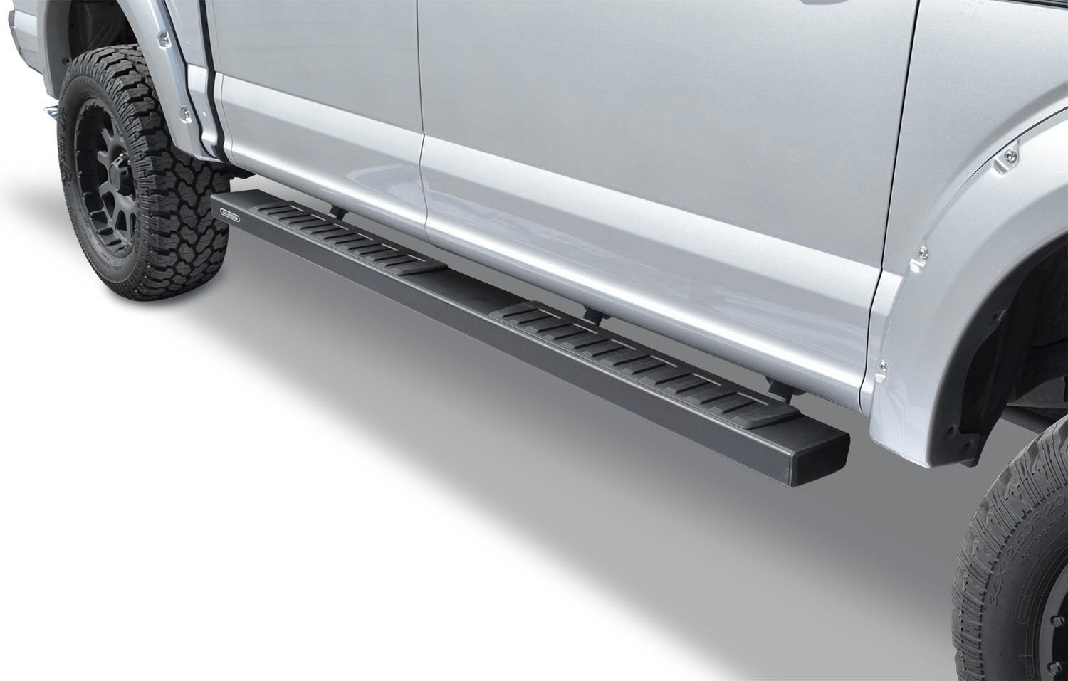 6" Go Rhino OE Xtreme II Sidesteps & Brackets | Textured Black | 6862415587T | Fits 2015-2024 Ford F-150 Super Crew; 2017-2023 Ford F-250/F-350 Super Duty Crew Cab & Others (See Description)