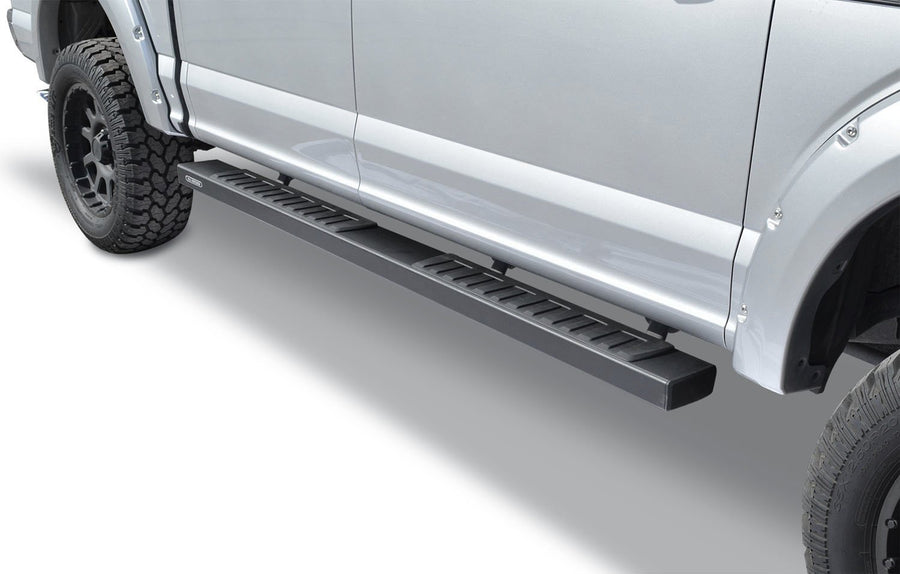 6" Go Rhino OE Xtreme II Sidesteps & Brackets | Textured Black | 6862415587T | Fits 2015-2024 Ford F-150 Super Crew; 2017-2023 Ford F-250/F-350 Super Duty Crew Cab & Others (See Description)