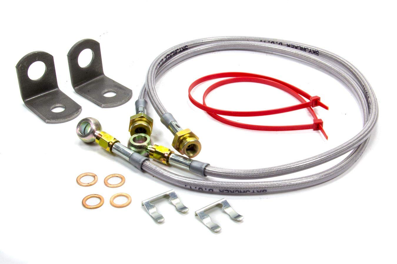 3"- 8" Skyjacker Stainless Steel Brake Line - Pair