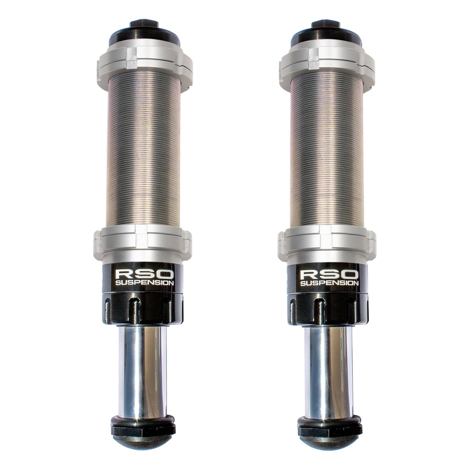 RSO 170107-424400 Jeep Wrangler JK/JKU 07-18; Wrangler JL/JLU 18-24; RSO Front Bump Shocks 2.5in Lift 20-24 Gladiator