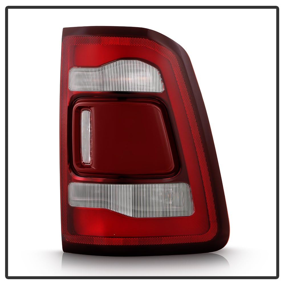 Dodge Ram 1500 Limited/Longhorn/Laramie (Non Blind Spot Sensor) LED Tail Light - OE Red Clear Right Spyder (POE)
