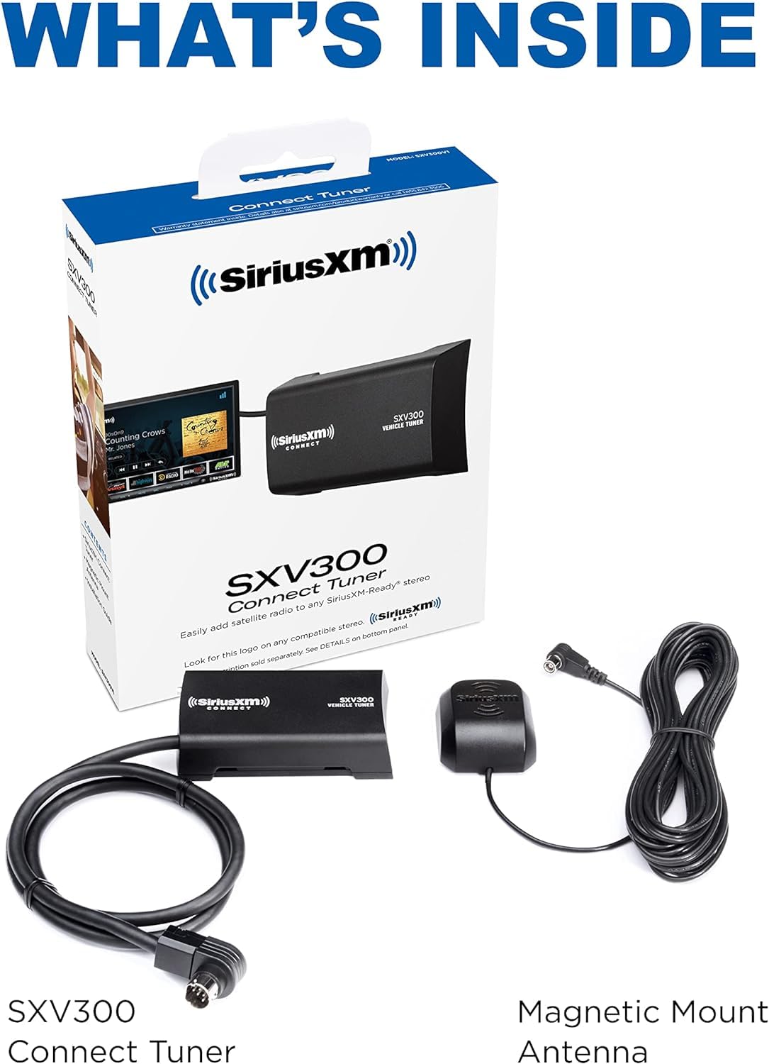 SiriusXM Vehicle Tuner Satellite Radio, Add to Any SiriusXM-Ready Car Stereo SXV300V1
