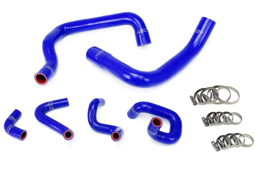 Blue HPS 57-1010-BLUE Silicone Radiator Coolant/Heater Hose Kit
