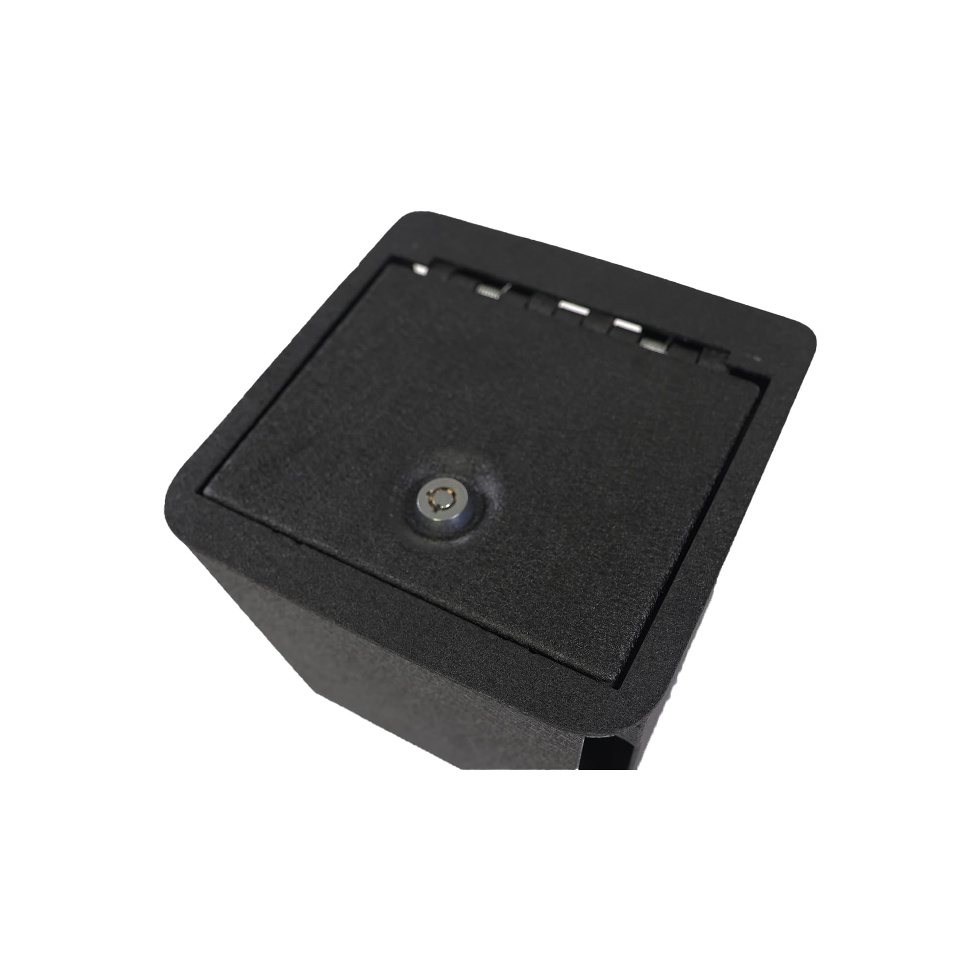 Center Console Safe Black Black Horse Compatible with 2022-2024 Jeep Grand Cherokee | 2022-2024 Jeep Wagoneer-ASJG22