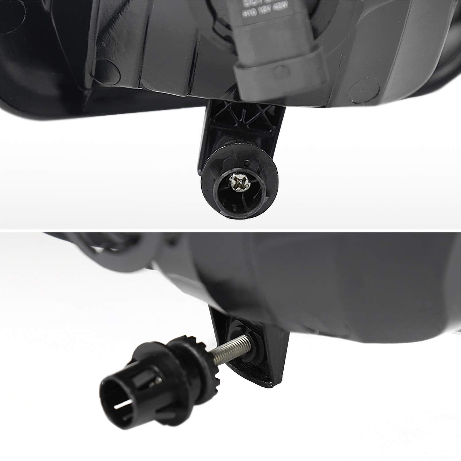 Fog Lights Spec-D Tuning Clear Lens + H10 Bulbs Included Compatible with Dodge Ram 1500 2500 3500 2009-2012 L+R Pair Assembly