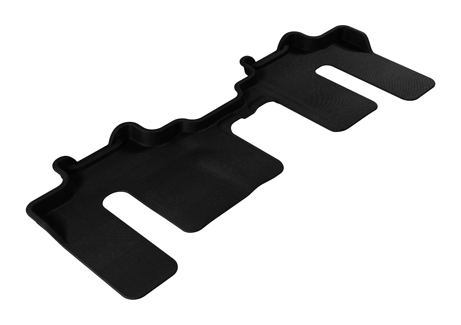 Second Row 3D MAXpider L1MZ01721509 Custom Fit All-Weather Floor Mat for Select Mazda CX-9 Models - Kagu Rubber (Black)