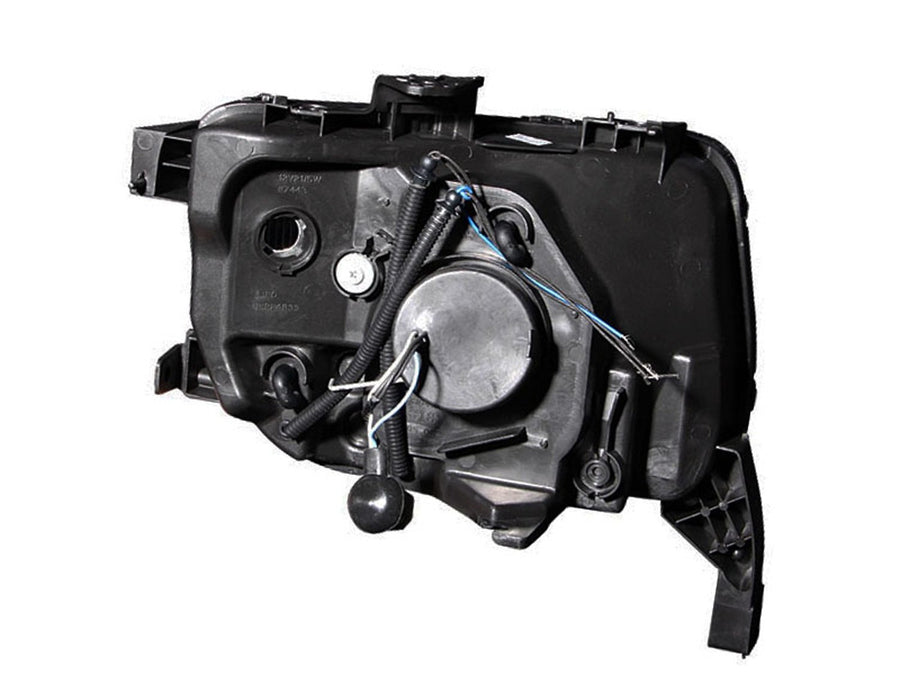 Chrome Halo Anzo USA Projector Headlight with Clear Lens 121412