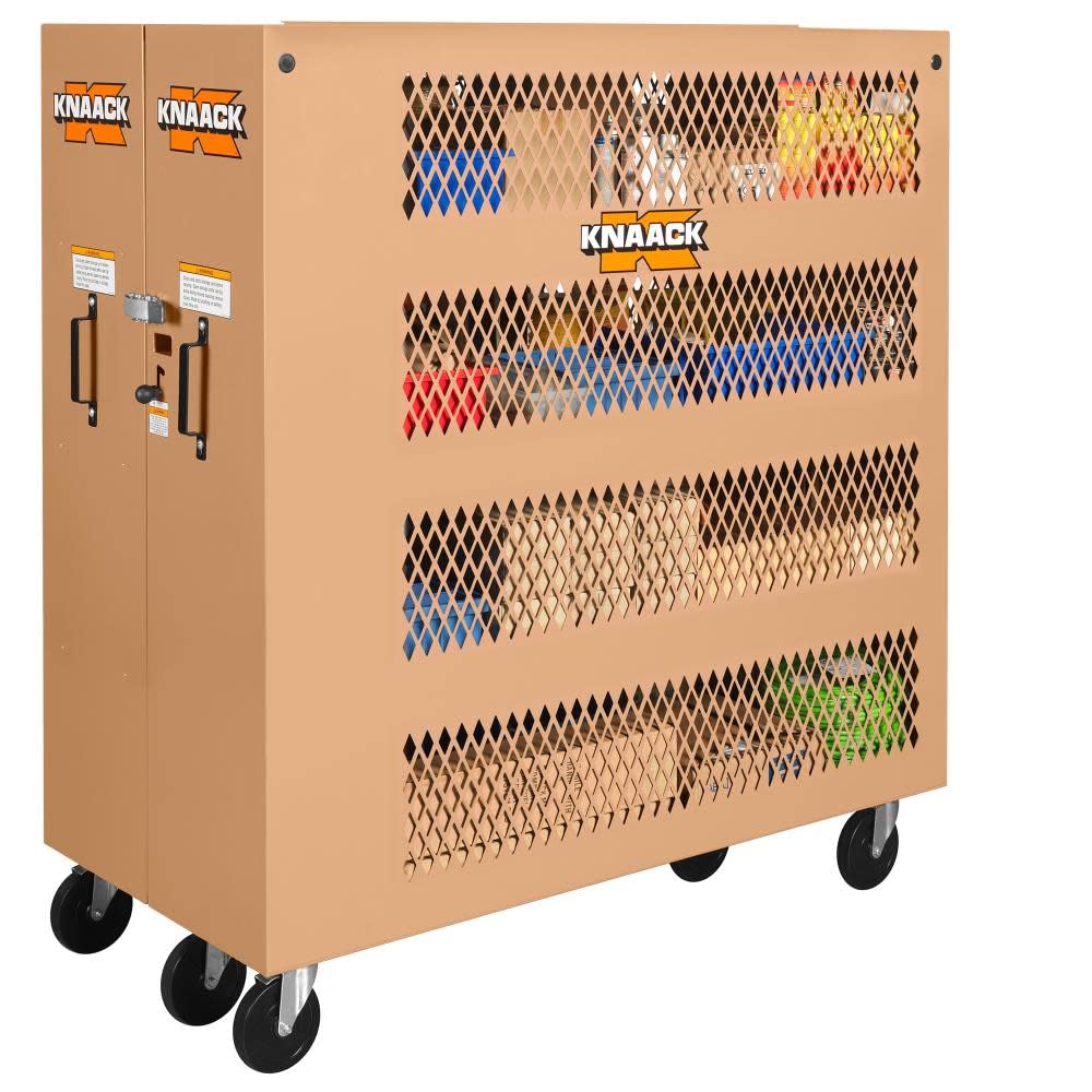 Jobsite Storage Cabinet KNAACK,53"Wx30"Dx65"H