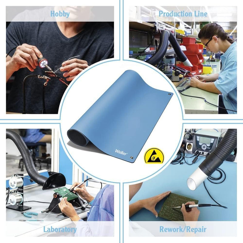 Blue Weller ESD Mat 900 x 600 - T0051403499