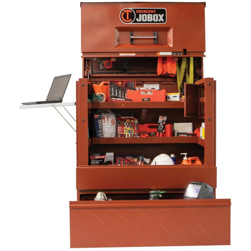 JOBOX Crescent "48" Heavy-Duty Site-Vault™ Piano Boxes with Drawer - 2D-681990