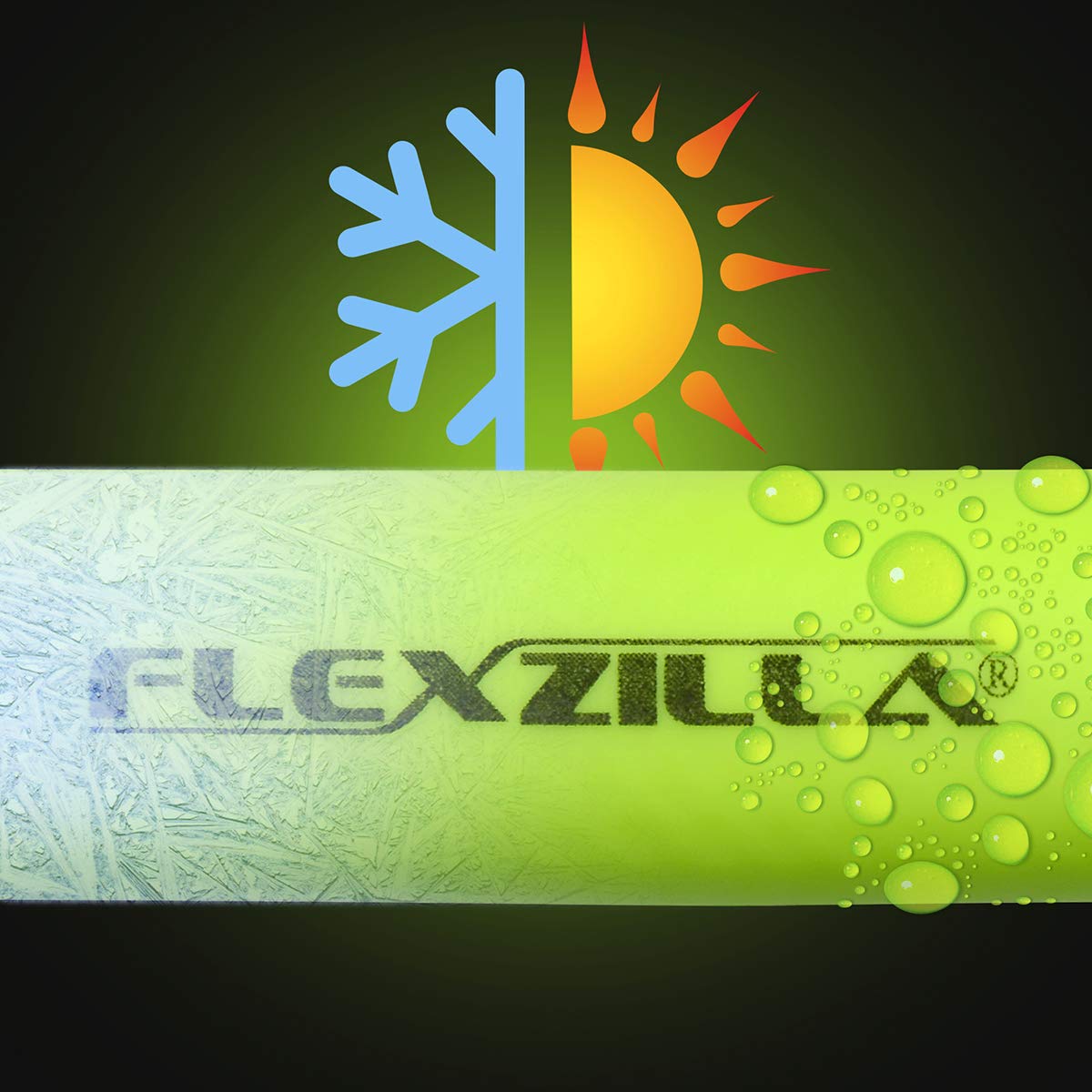 3/8 in. Flexzilla Pro Air Hose, 35 ft., Heavy Duty, Lightweight, Hybrid, ZillaGreen - HFZP3835YW2