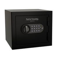 Onyx Sanctuary 0.5 cu. Ft. Fireproof Home and Office Safe with Electronic Lock, Matte Black