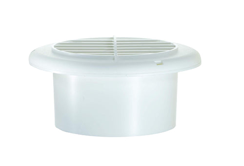 Provent RV Designer H820 Dampened Vent - White,4"