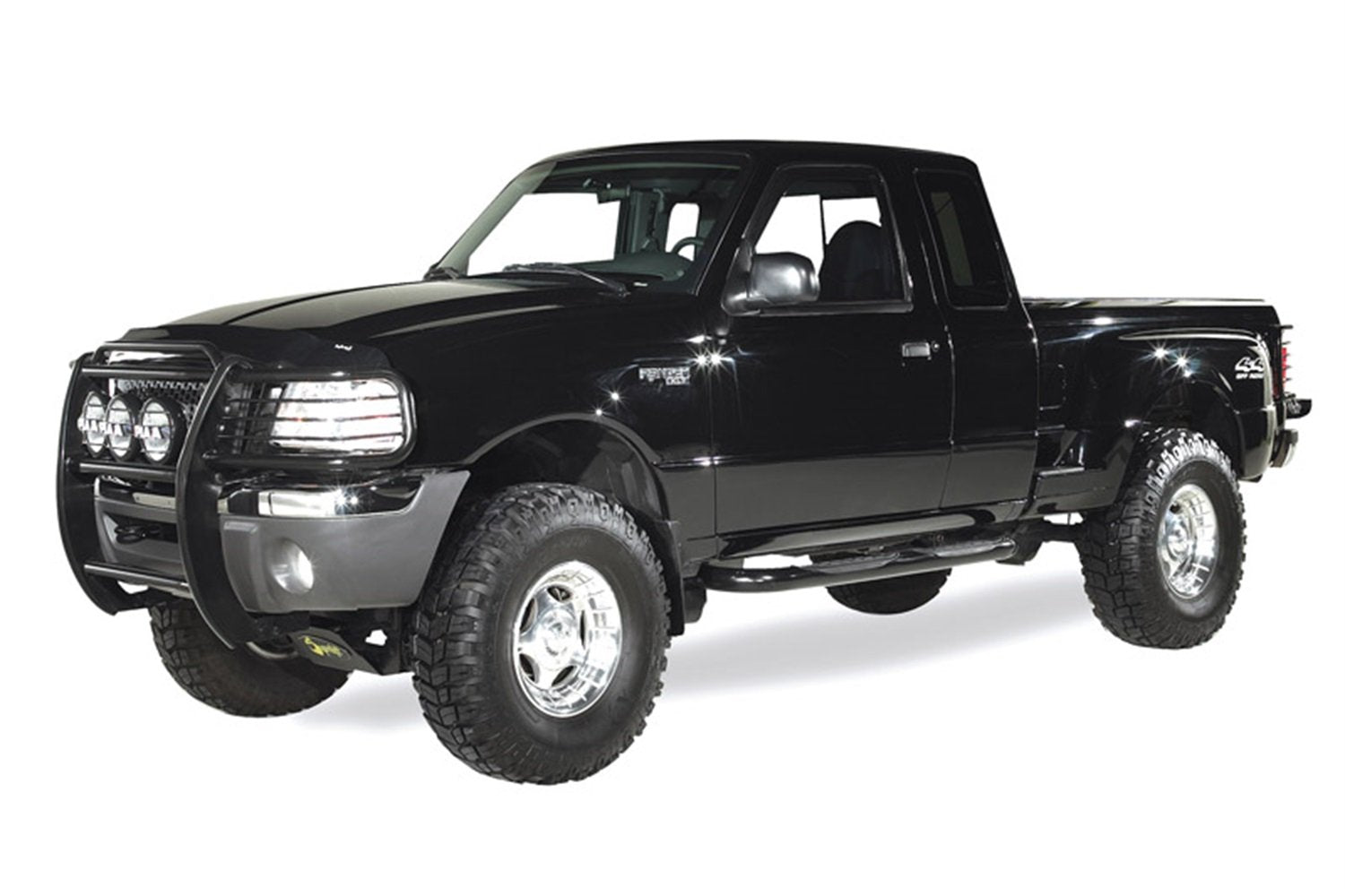 SUPERLIFT SUSPENSION RealTruck 4" Lift Kit for Ford Ranger | Complete Lift Kit with Front & Rear Shadow Series Shocks | K358 | Fits 2000-2010 Ford Ranger 4WD
