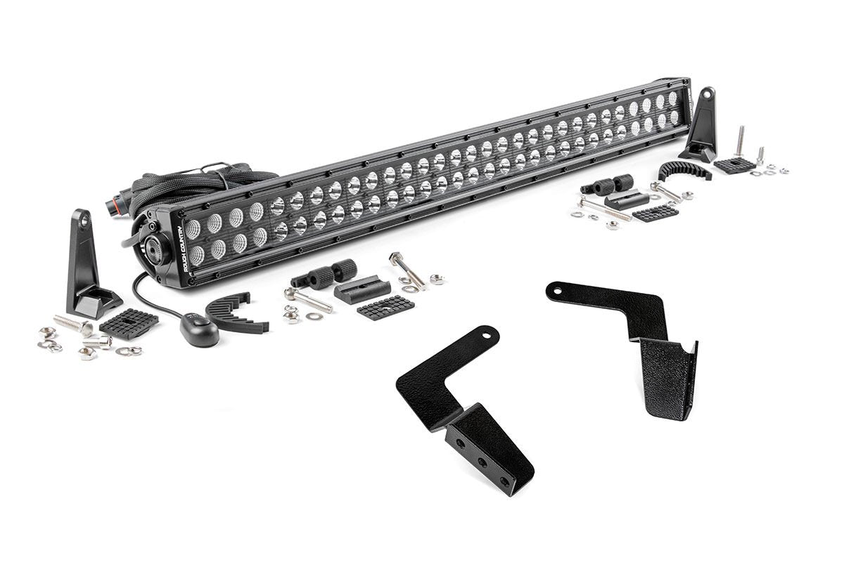 30" Rough Country Black Series LED Bumper Kit for 2007-2014 FJ Cruiser - 70652