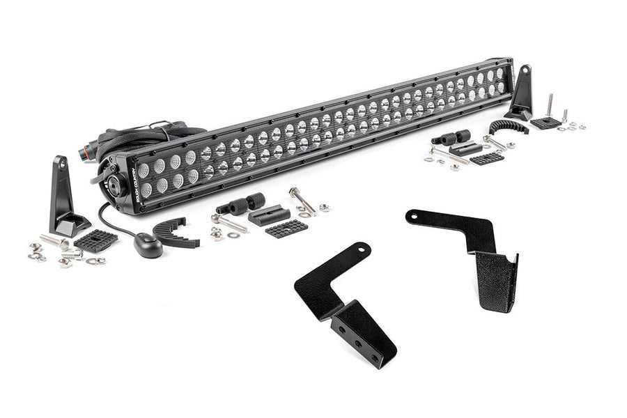30" Rough Country Black Series LED Bumper Kit for 2007-2014 FJ Cruiser - 70652