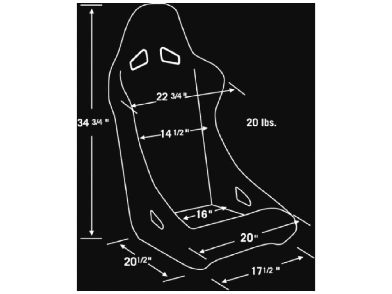 Red Velour ProCar by Scat 80-1700-64R Racing Xtreme Fixed Back Common Seat