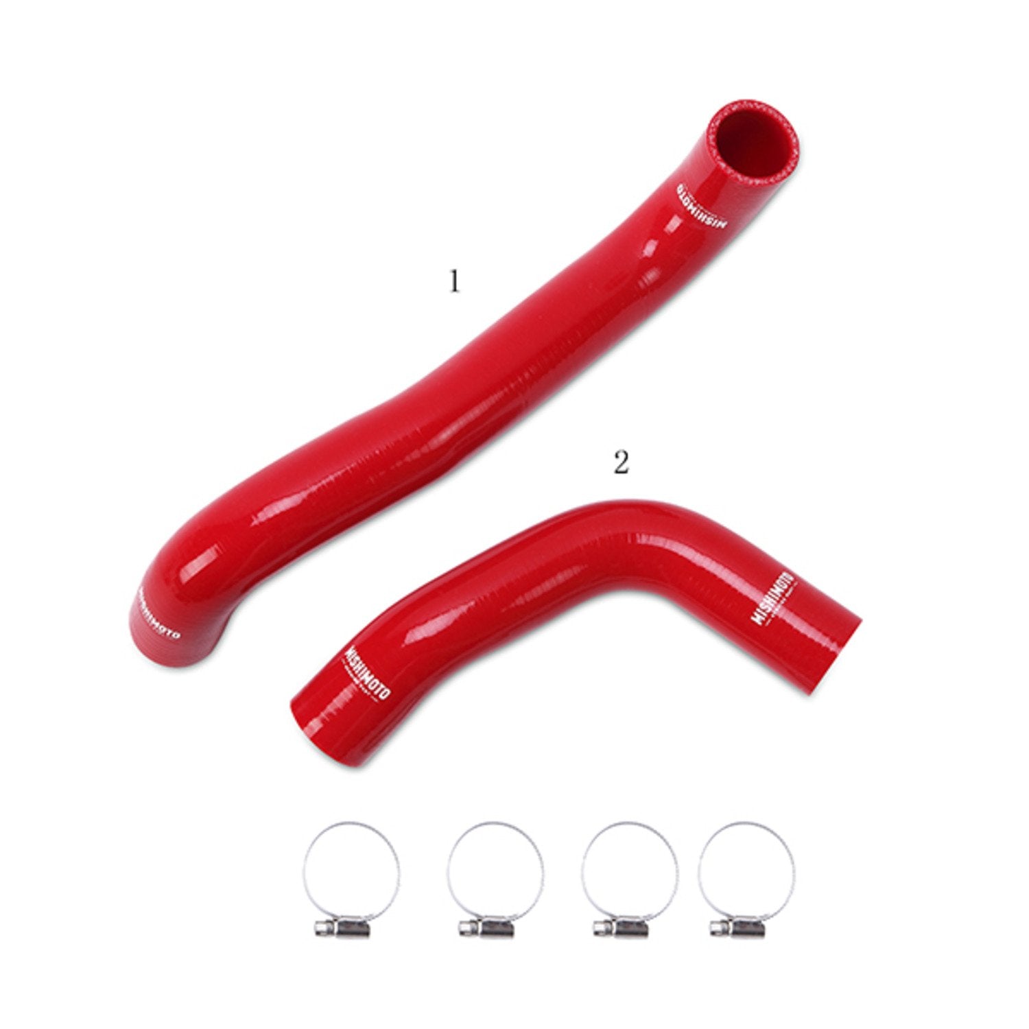 Mishimoto Silicone Radiator Hose Kit MMHOSE-STI-08RD Fits Subaru Impreza WRX/STI 2008-2014 Red