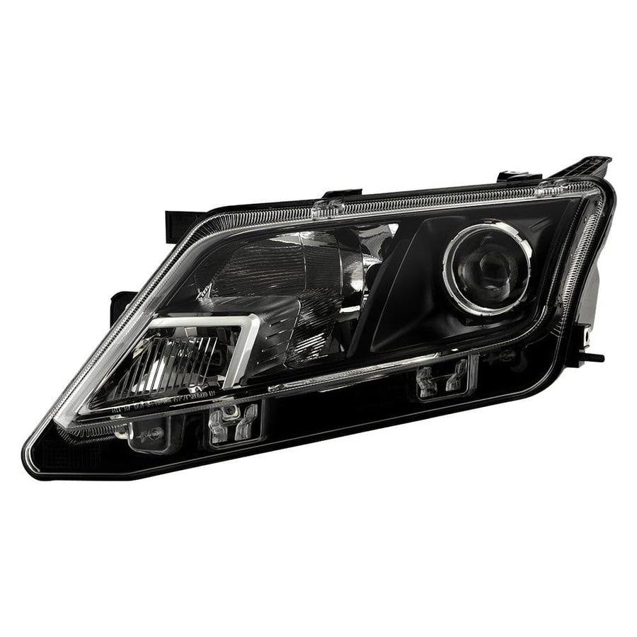 Ford Fusion Spyder (POE) 10-12 Halogen Projector Headlights - OE Color Black - Low Beam-H11(Not Included) ; High Beam-H7(Not Included) ; Signal-3157(Included) - OE Left