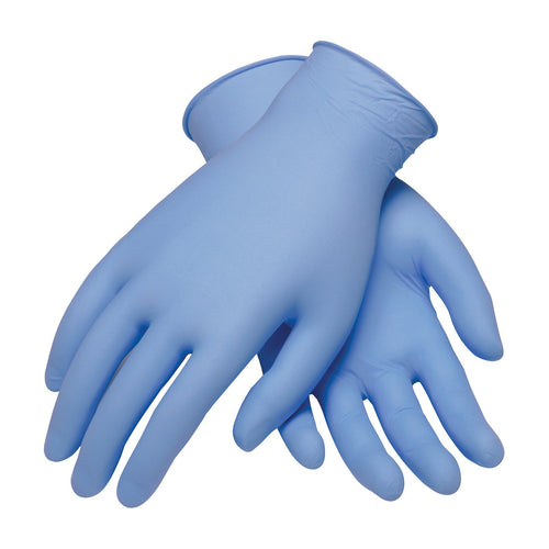 Axle Ambi-Dex 63-532PF/L Disposable Nitrile, 4 Mil Blue, Powder Free, Texture Grip Blue L