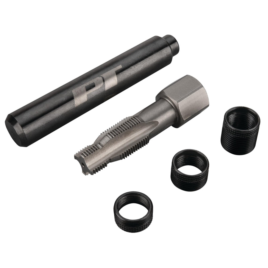 W86910 Performance Tool Spark Plug Repair Kit M14-1.25 Thread Size & HSS Tapered Reamer, (3) 503 Stainless Steel Inserts
