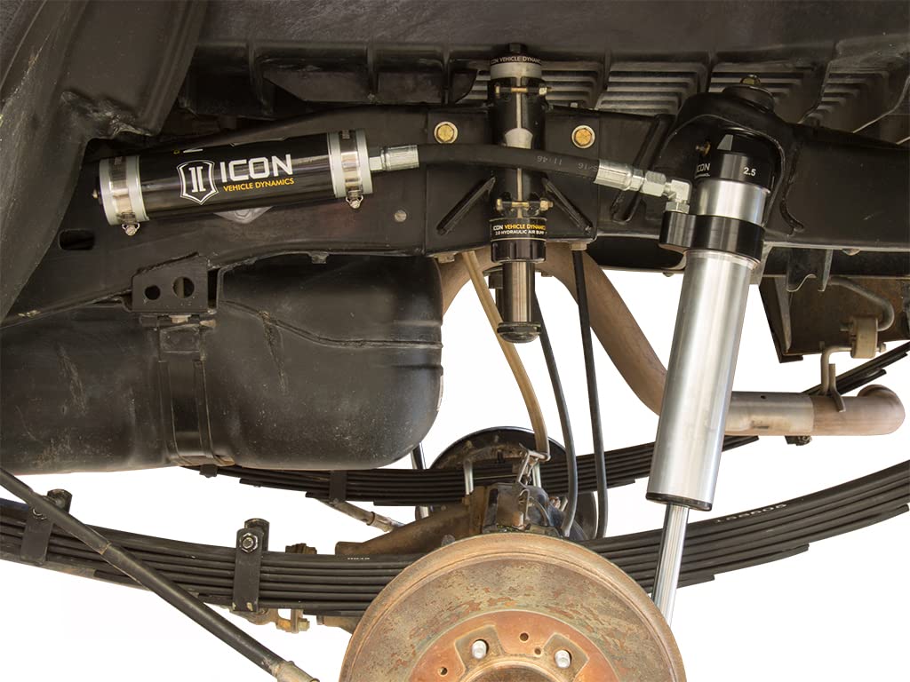 0-2.625" Lift ICON, Rear, 2.5 RTX Omega RR Shocks, Pair, Compatible with 2005-Up Toyota Tacoma, 57826P