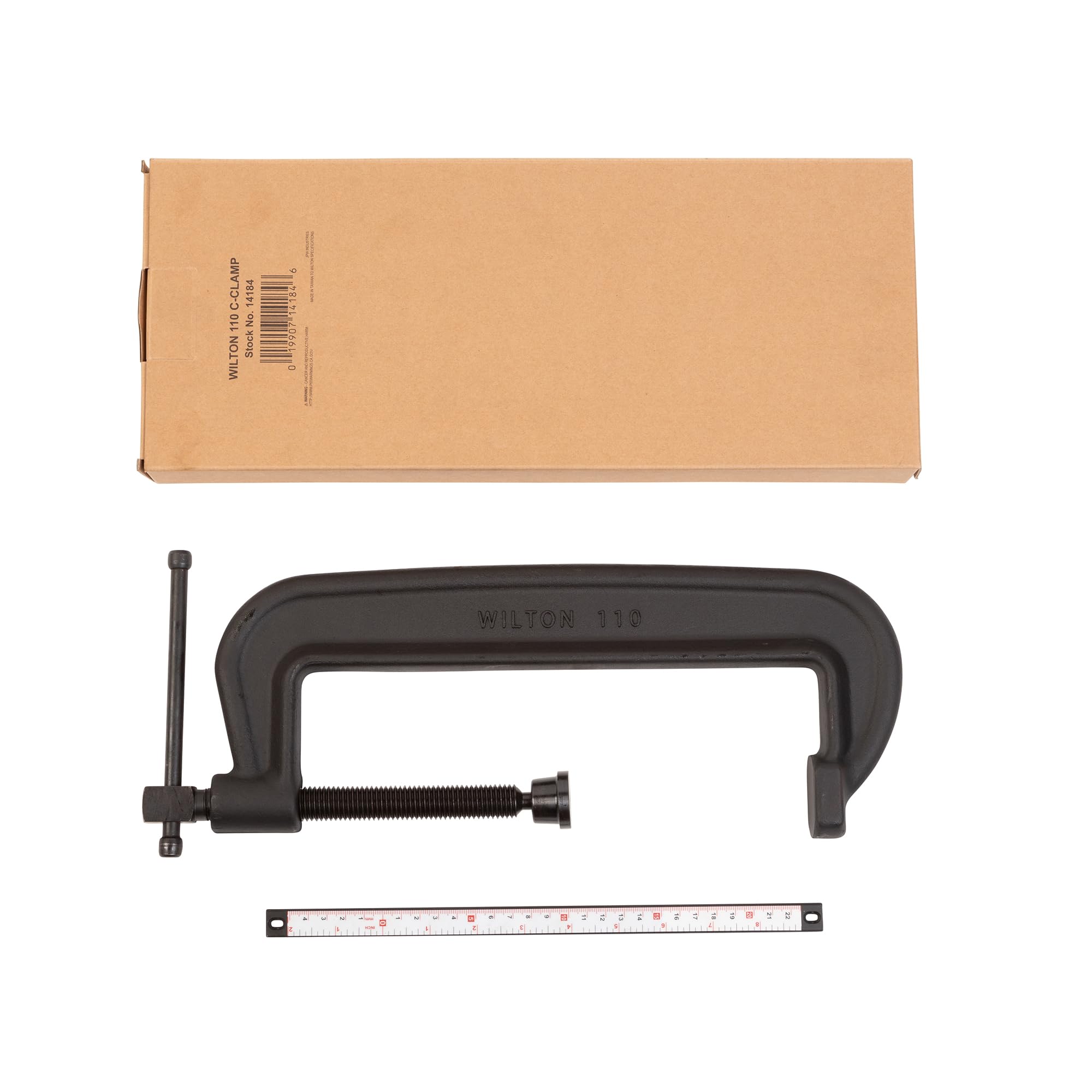 Brute Force Wilton C-Clamp, 9-7/8" Opening, 2-11/16" Throat, 13750 Lbs. Clamping Force (Model 110)