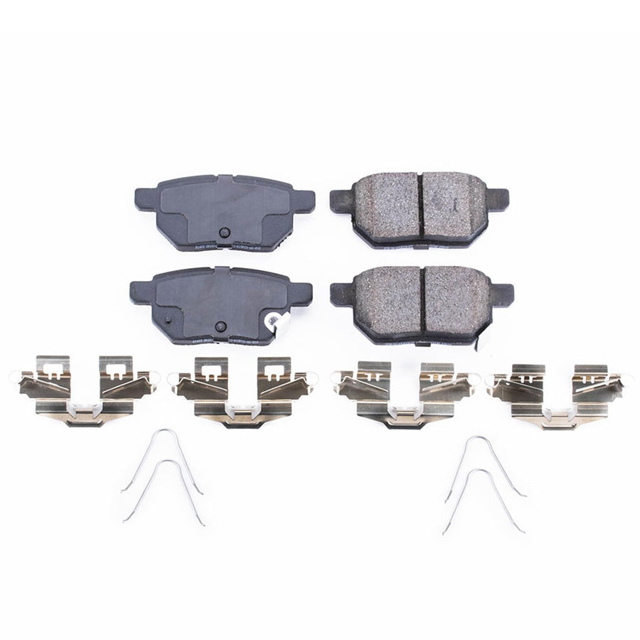 Power Stop Front Brake Kit For Lexus CT200h 2011-17 |Scion iM 2016 |Toyota Corolla iM 2017-18 |Prius 2010-20 |Prius Plug-In 2012-15 - Brake Pads Ceramic With Installation Hardware, 17-1423
