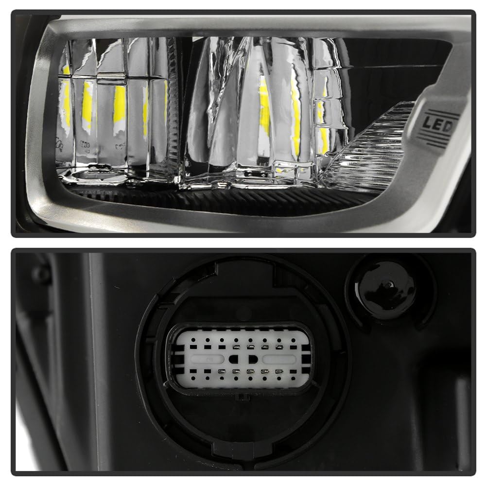 Dodge Ram 1500 19-22 Spyder (POE) Full LED Chrome Bezel w/DRL Headlight - OE Right