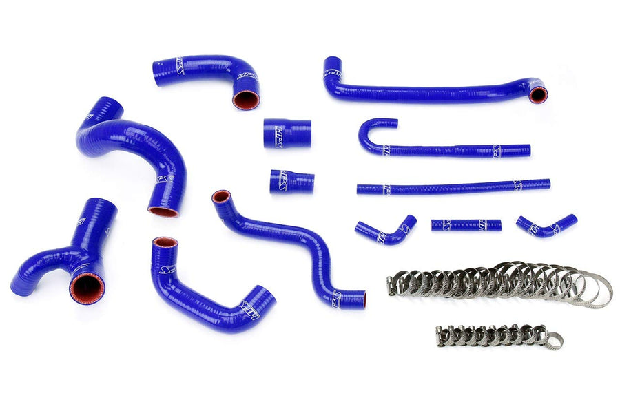 Blue HPS 57-1209-BLUE Silicone Radiator Coolant/Heater Hose Kit