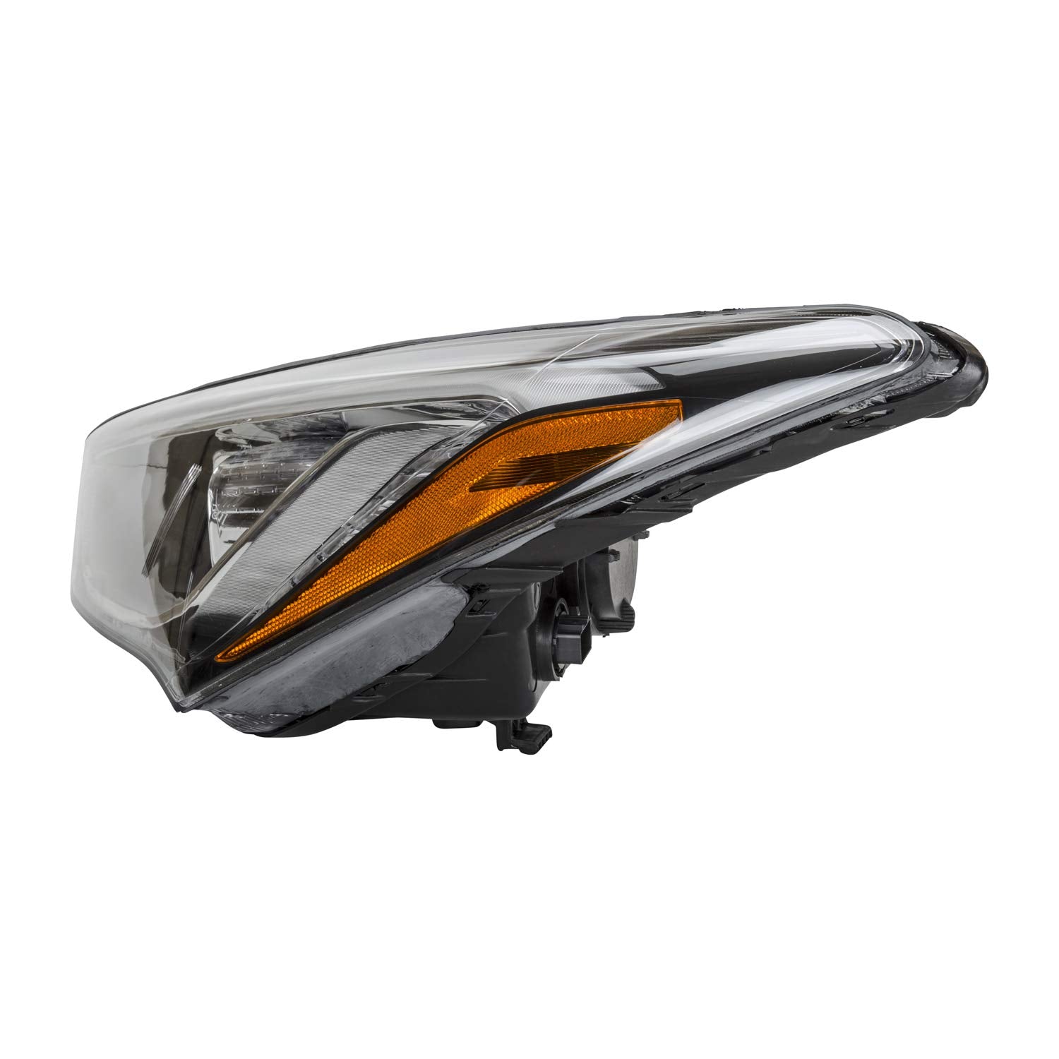 Left TYC Headlight Assembly Compatible with 2013-2016 Hyundai Santa Fe