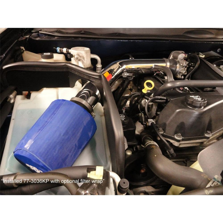 Cold Air Intake System K&N: High-Flow Air-Filter, Increase Performance & Horsepower: Compatible with 2002-2005 CHEVROLET TrailBlazer; 2002-2005 GMC Envoy; 2002-2004 OLDSMOBILE Bravada, 77-3036KP