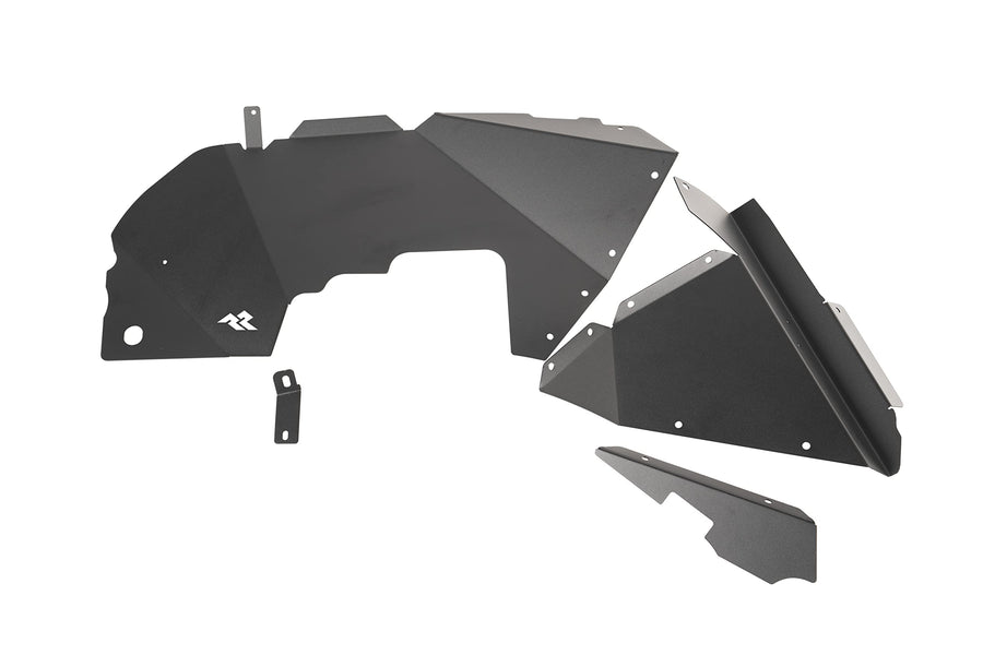 Inner Fender Liners Rugged Ridge for Jeep Wrangler/Gladiator | Front | 11615.61 | Fits 2018-2025 Jeep Wrangler JL; 2020-2025 Jeep Gladiator JT