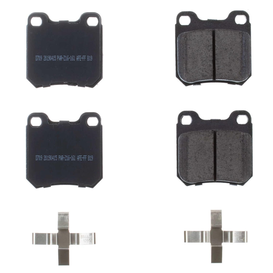 Power Stop Brake Kit Front For Cadillac Catera 1997-01 |Saab 9-3 1999-03 |900 1997-98 |Saturn L300 2001-05 |LS 2000 |Saturn LS2 2000 - Ceramic Brake Pads With Installation Hardware, 17-709