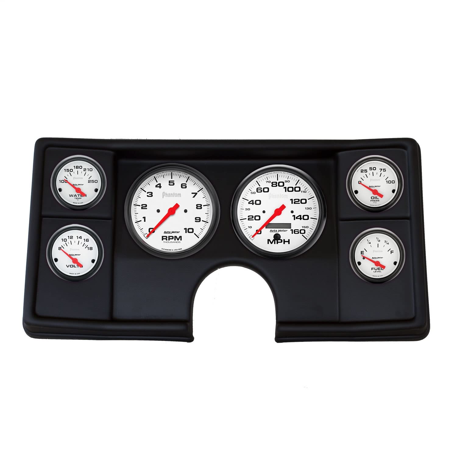 AutoMeter Dash Kit Direct Fit, Malibu/El Camino/Montecarlo 82-87, Phantom (2143-09)