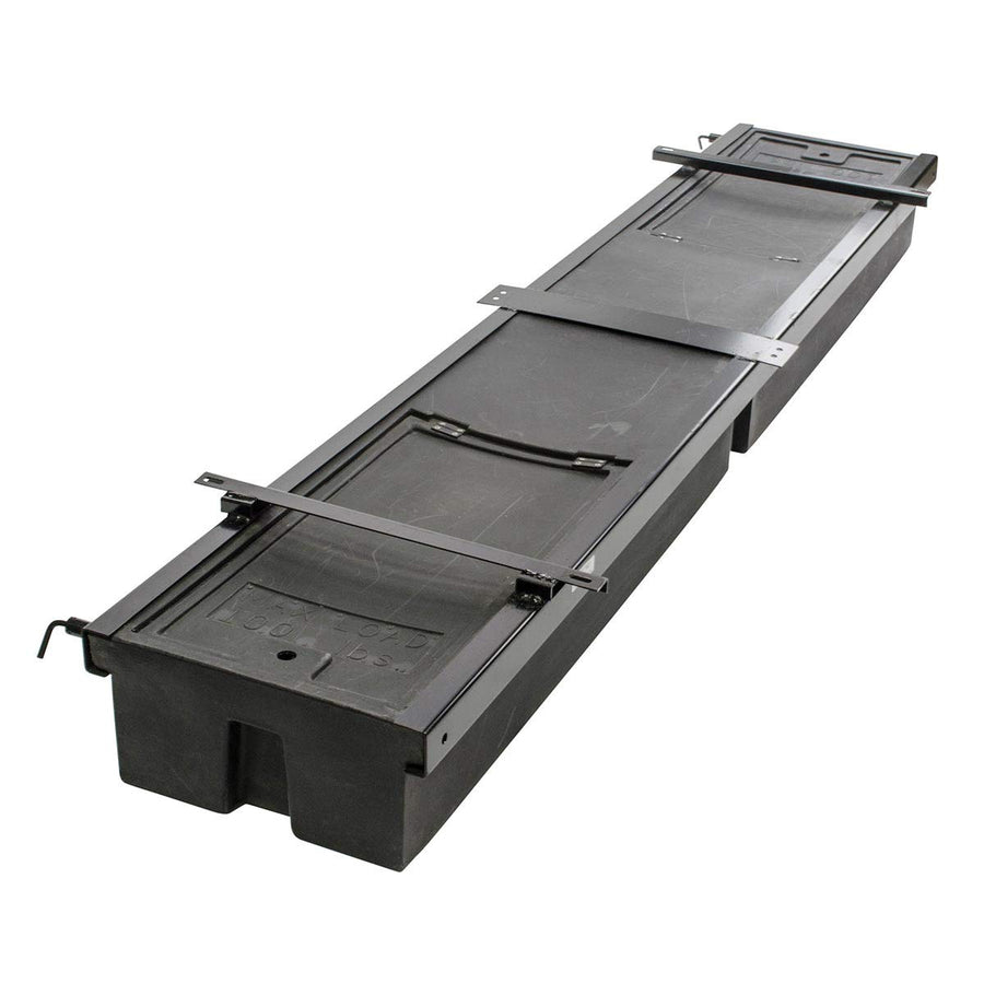 Black Lippert 236558 RV Double Box Under Chassis Storage Unit