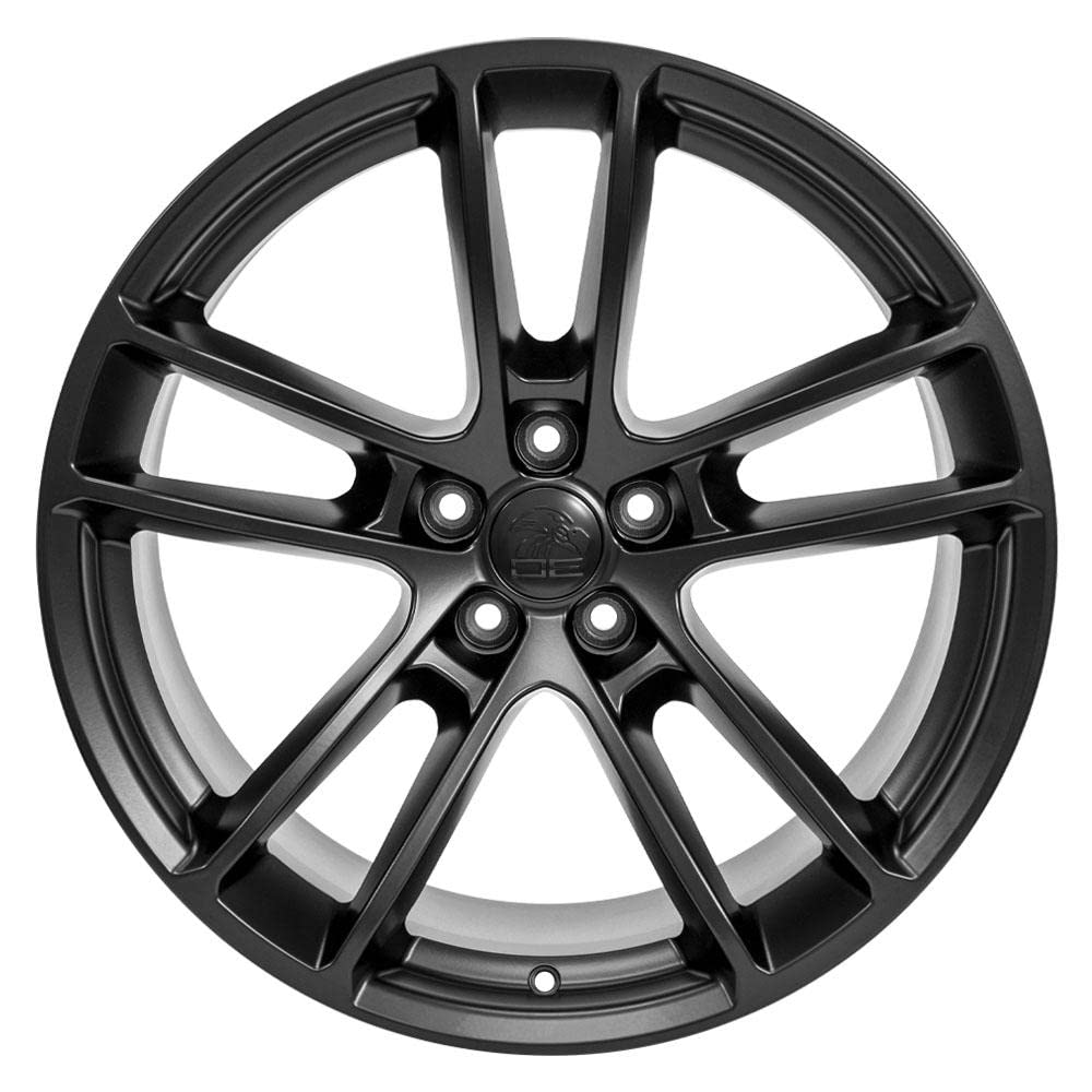 20 Inch OE Wheels DG23 Rim Fits Charger/Challenger SRT Hellcat Style 5x115 20x10 Satin Black - Hollander 2718 (1)