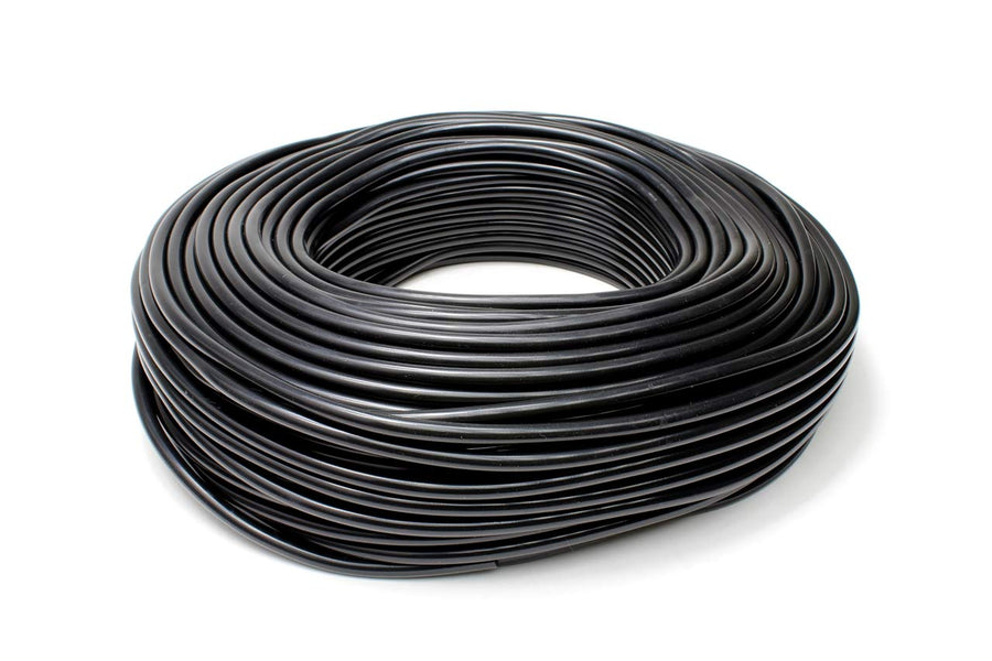 HPS 5' Length Black HTSVH6-BLKx5 High Temperature Silicone Vacuum Tubing Hose (60 psi Maximum Pressure, 1/4" ID)