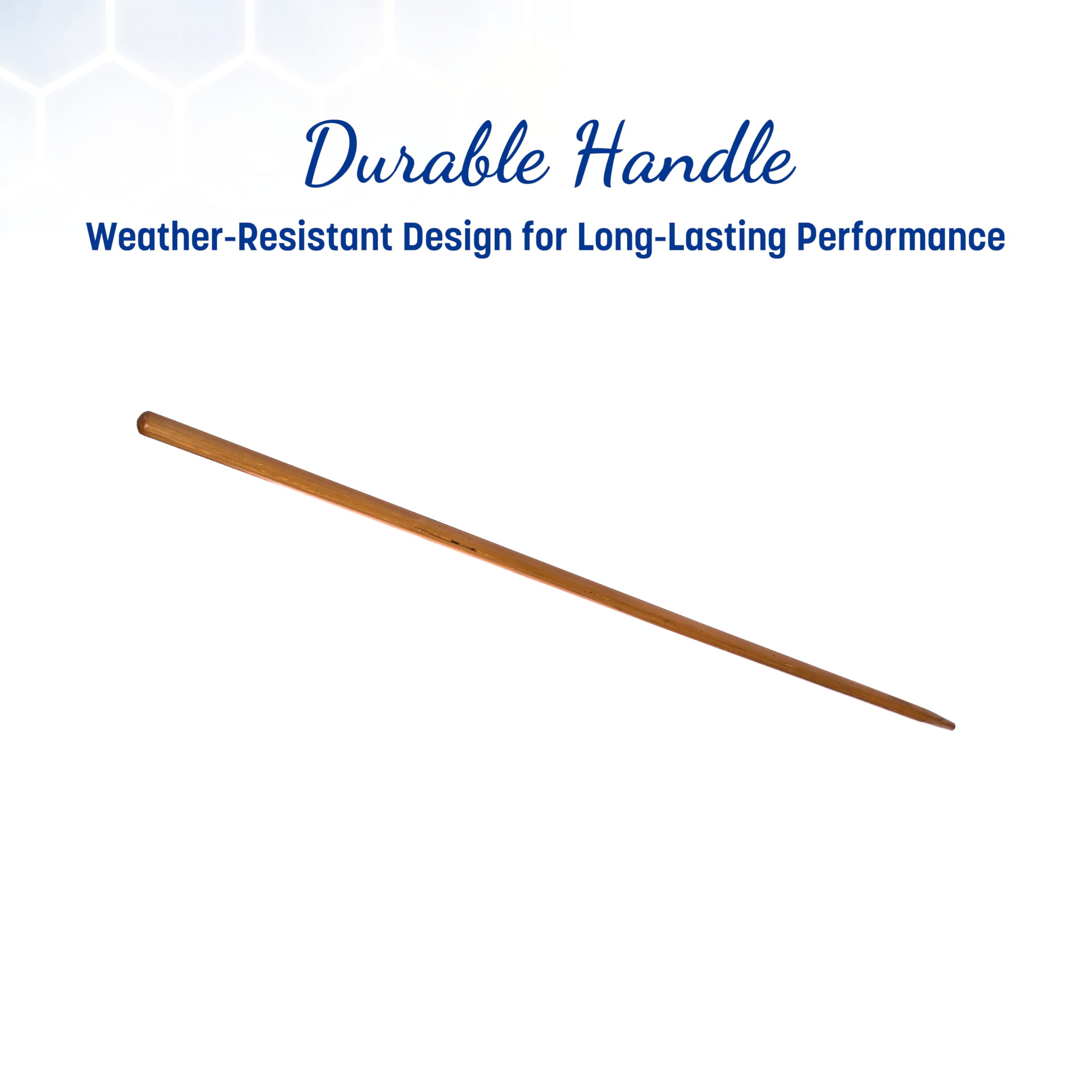 60" Carlisle Flo-Pac® Tapered Wood Handle