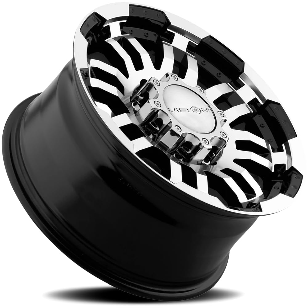Warrior Vision 375 Gloss Black Machined Face Wheel (17x8.5"/8x170mm)