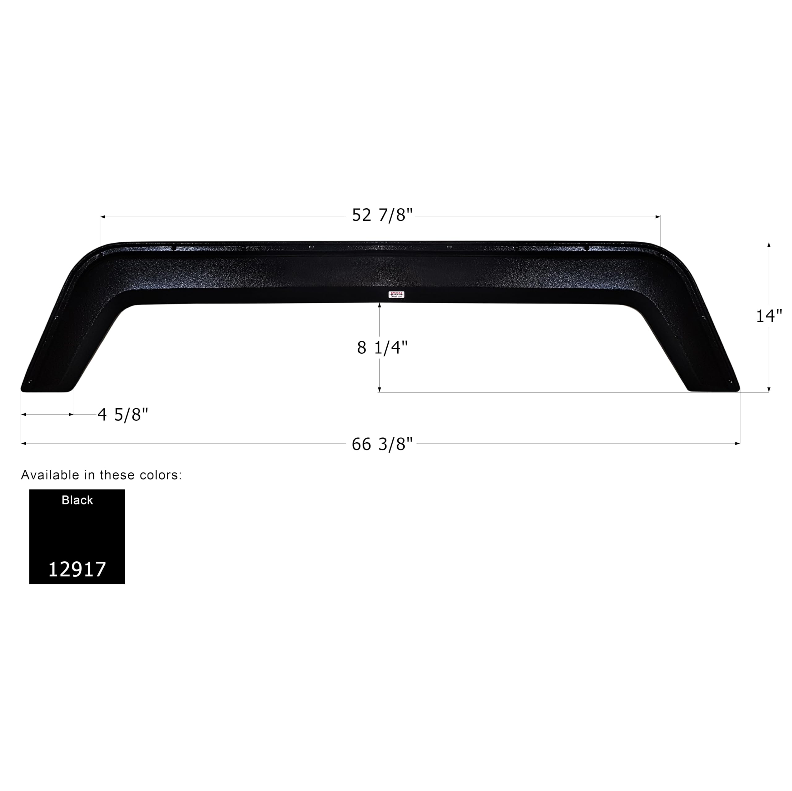 Fender Skirt ICON, Tandem, Sunline, FS2917, Black
