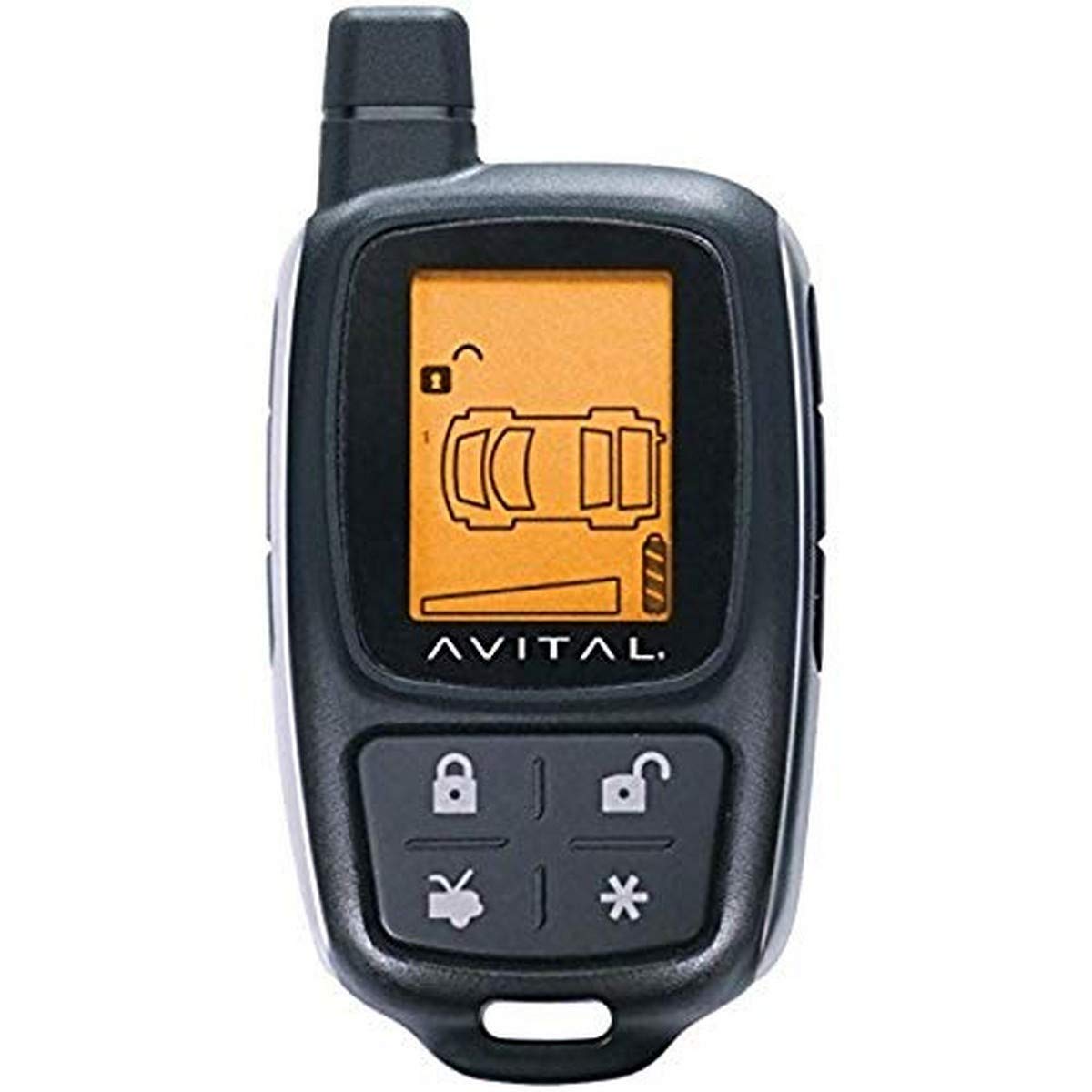 2-Way Avital 7345L 4-Button LCD Replacement Remote