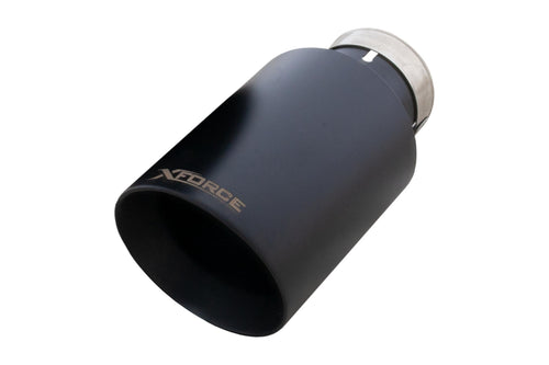 Ford Bronco XFORCE Matte Black Round Angle Cut Tip (Will fit catback System only)