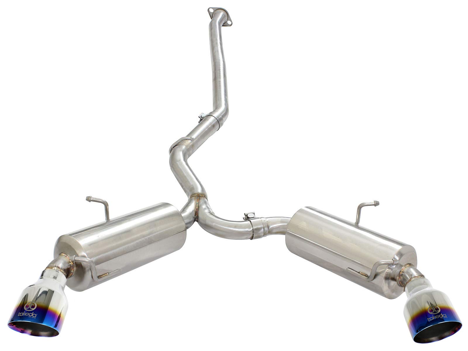 aFe Power 2-1/2 IN 304 Stainless Steel Takeda Cat-Back Exhaust System w/Blue Flame Tip Toyota 86/FT86/GT86 12-20 / Scion FR-S 13-16 / Subaru BRZ 13-20 H4-2.0L 49-36023-L