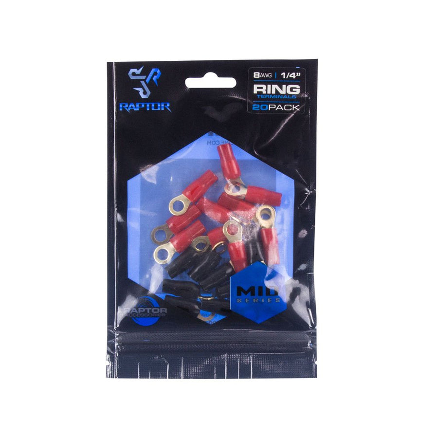 Mid Series Raptor R814RT - 8 AWG Gold Ring Terminals