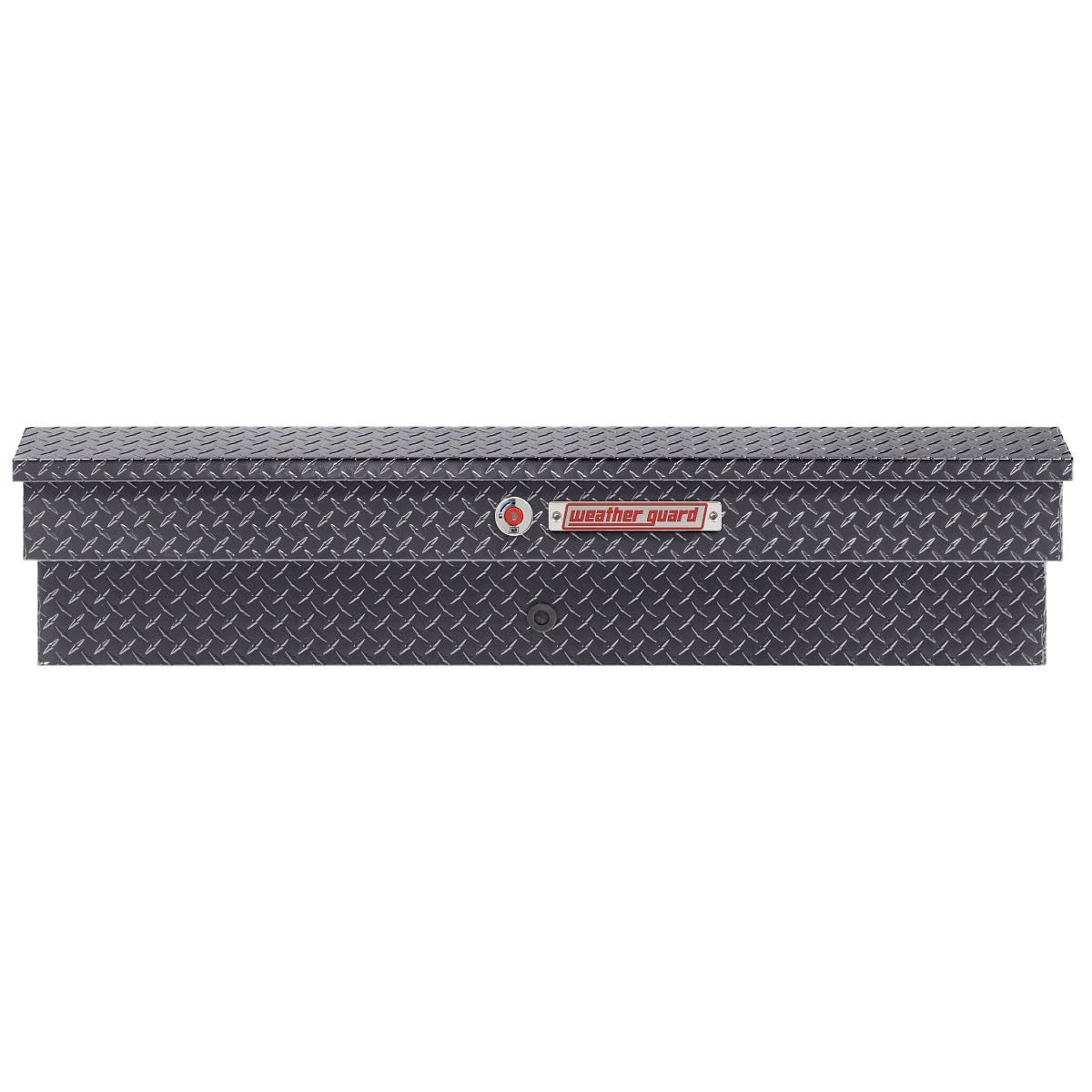 Weather Guard 56in Model 174-6-04 Lo-Side Box, Aluminum, Gunmetal Gray, 4.0 cu ft