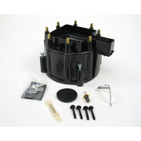 Flame-Thrower Black HEI Distributor Cap Pertronix D4050